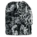Graffiti Abstract Collage Print Pattern Drawstring Pouch (3XL) View1