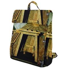 Awesome Steampunk Pyramid In The Night Flap Top Backpack by FantasyWorld7