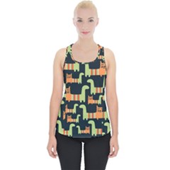 Seamless Pattern With Cats Piece Up Tank Top by Vaneshart
