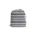 Borders Ikat Ethnic Frame Tribal Drawstring Pouch (Small) View1