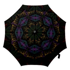Fractal Abstract Background Pattern Art Hook Handle Umbrellas (medium) by Wegoenart