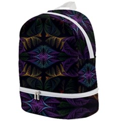 Fractal Abstract Background Pattern Art Zip Bottom Backpack by Wegoenart