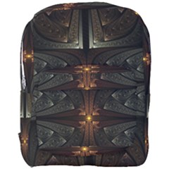 Fractal Artwork Abstract Fantasy Full Print Backpack by Wegoenart