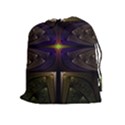 Fractal Fantasy Design Texture Drawstring Pouch (XL) View1