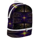 Fractal Fantasy Design Texture Zip Bottom Backpack View2