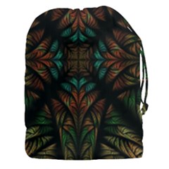 Fractal Fantasy Design Texture Drawstring Pouch (3xl) by Wegoenart