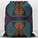 Art Abstract Fractal Pattern Drawstring Bag (Large) View2