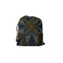 Fractal Art Abstract Pattern Drawstring Pouch (Small) View2
