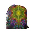 Fractal Abstract Background Pattern Drawstring Pouch (XL) View2