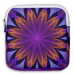 Art Abstract Fractal Pattern Mini Square Pouch by Wegoenart