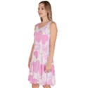 Valentine Background Hearts Bokeh Knee Length Skater Dress With Pockets View2
