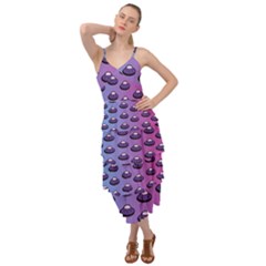 Ufo Alien Pattern Layered Bottom Dress by Wegoenart