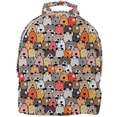 Cute Dog Seamless Pattern Background Mini Full Print Backpack by Nexatart