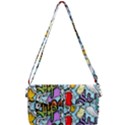 Graffiti Characters Seamless Patternm Removable Strap Clutch Bag View1