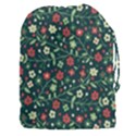 Flowering Branches Seamless Pattern Drawstring Pouch (3XL) View1