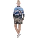 El Chalten Landcape Andes Patagonian Mountains, Agentina Women s Long Sleeve Casual Dress View2