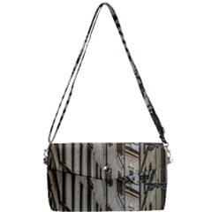 Houses At Historic Center Of Florence, Italy Removable Strap Clutch Bag by dflcprintsclothing