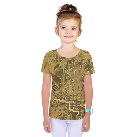 Pcb Printed Circuit Board Kids  One Piece Tee by Vaneshart
