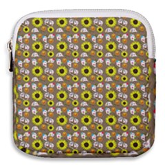 Hawaii Ghost Beige Mini Square Pouch by snowwhitegirl