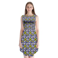 Hawaii Ghost Blue Sleeveless Chiffon Dress   by snowwhitegirl