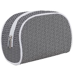 Black And White Triangles Makeup Case (large) by Sparkle