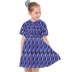 Blue Diamonds Kids  Sailor Dress by Sparkle