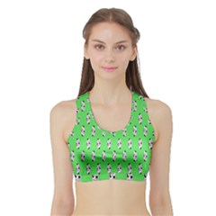 Knotty Ball Sports Bra With Border by Sparkle
