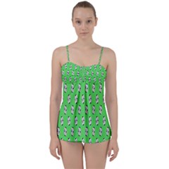 Knotty Ball Babydoll Tankini Set by Sparkle