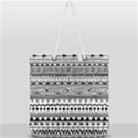 Boho Style Pattern Full Print Rope Handle Tote (Large) View2