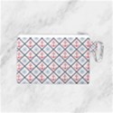 Seamless Pattern With Cross Lines Steering Wheel Anchor Canvas Cosmetic Bag (Small) View2