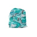 Sea Waves Seamless Pattern Drawstring Pouch (Medium) View2