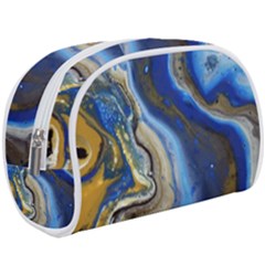 Peinture Acrylique Bleu Makeup Case (large) by kcreatif