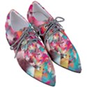 Color Pieces Pointed Oxford Shoes View3