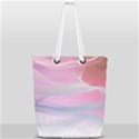 Pink Fractal Full Print Rope Handle Tote (Small) View2