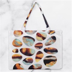 Gems Zipper Medium Tote Bag by Sparkle