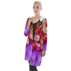 Poppy Flower Hooded Pocket Cardigan by Sparkle