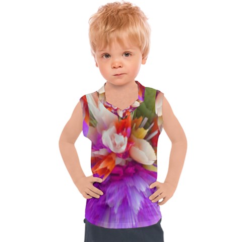 Poppy Flower Kids  Sport Tank Top by Sparkle