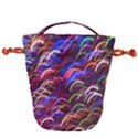 Fractal Rings Drawstring Bucket Bag View2