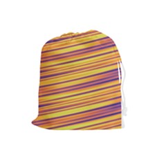 Strips Hole Drawstring Pouch (large) by Sparkle