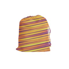 Strips Hole Drawstring Pouch (medium) by Sparkle
