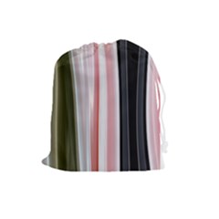 Satin Strips Drawstring Pouch (large) by Sparkle