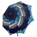 Ufo Alien Spaceship Galaxy Hook Handle Umbrellas (Medium) View2