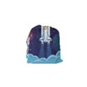 Spaceship Milkyway Galaxy Drawstring Pouch (XS) View2
