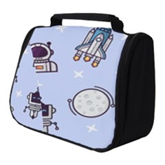 Seamless Pattern With Space Theme Full Print Travel Pouch (small) by Vaneshart