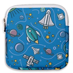 About Space Seamless Pattern Mini Square Pouch by Vaneshart