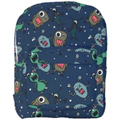 Monster Alien Pattern Seamless Background Full Print Backpack by Vaneshart
