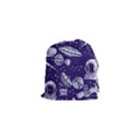 Space Sketch Seamless Pattern Drawstring Pouch (XS) View1