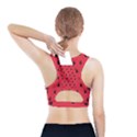 Seamless Watermelon Surface Texture Sports Bra With Pocket View2