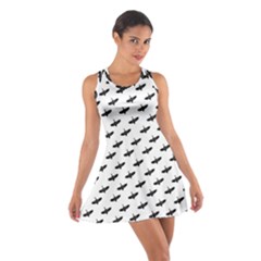 Freedom Concept Graphic Silhouette Pattern Cotton Racerback Dress by dflcprintsclothing