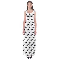 Freedom Concept Graphic Silhouette Pattern Empire Waist Maxi Dress by dflcprintsclothing